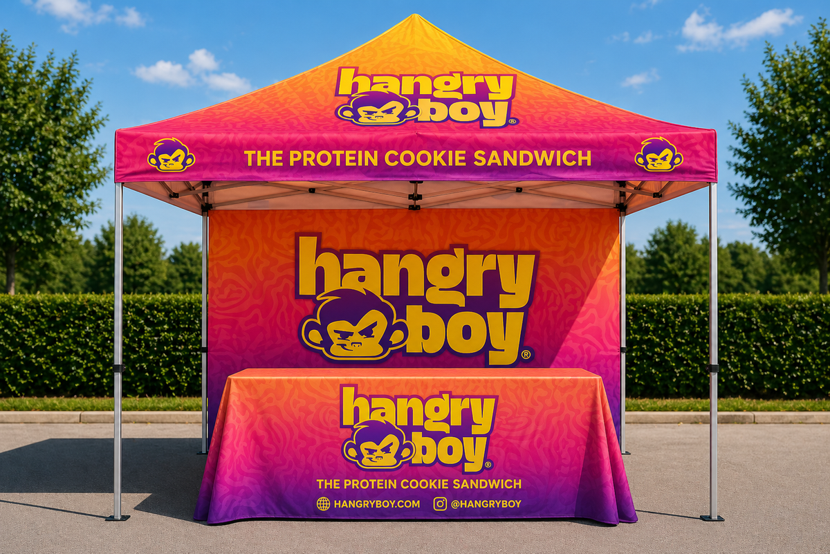 Pro Kit — Full Branded Booth with Back Wall